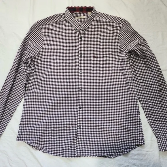 Burberry Black and White Casual Button Down Shirt - Picture 6 of 13